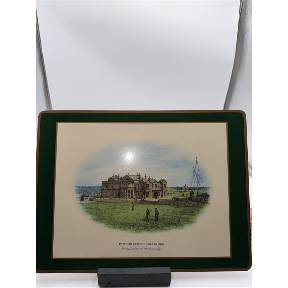 St.Andrews Golf Course Collectible Placemat Made in England